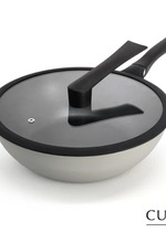 【義大利CUOCO】未來領航系列-鈦鑽不沾IH星辰炒鍋30cm(附蓋)