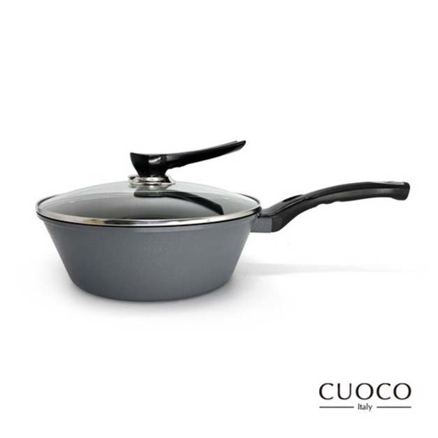 鑽石旗艦版【義大利CUOCO】專利石墨烯S3-IH阿寶鍋28cm(附蓋) 鑽石旗艦版【義大利CUOCO】專利石墨烯S3-IH阿寶鍋28cm(附蓋)