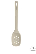 【義大利CUOCO】北歐系列-半月柄全矽膠漏勺32cm-白色