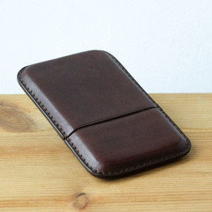 開蓋式名片盒 栗子褐 名刺入れ 開蓋式名片盒 栗子褐 名刺入れ