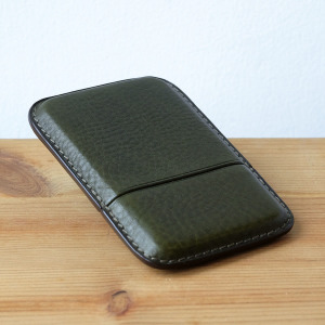 開蓋式名片盒 橄欖綠 名刺入れ 開蓋式名片盒 橄欖綠 名刺入れ