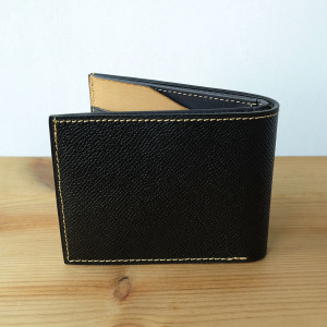 八卡全牛皮短皮夾 立體紋/復古黃/石墨黑 二つ折り財布 八卡全牛皮短皮夾 立體紋/復古黃/石墨黑 二つ折り財布