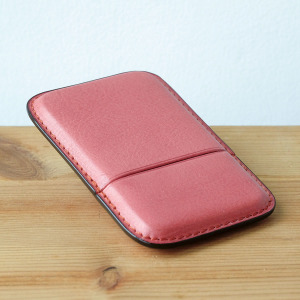 開蓋式名片盒 蜜桃粉 名刺入れ 開蓋式名片盒 蜜桃粉 名刺入れ