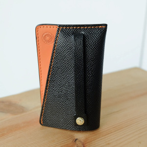 抽拉式鑰匙包 立體紋/迷幻橙 キーケース 抽拉式鑰匙包 立體紋/迷幻橙 キーケース