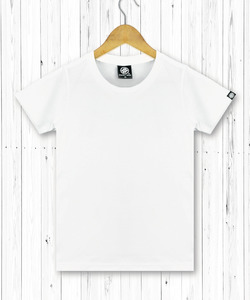 素面空白T 女T恤-白