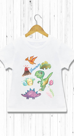 大恐龍手繪T 童裝 大恐龍手繪T 童裝