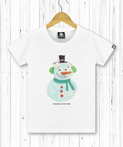 聖誕雪人手繪T 女T恤