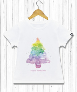 渲染聖誕樹T 童裝