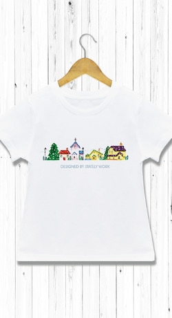 聖誕街景T 童裝2色 聖誕街景T 童裝2色