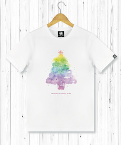 渲染聖誕樹T 男T恤-2色