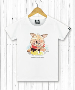 厭世生肖 豬 女T恤