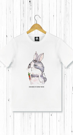 厭世生肖 兔 男T恤 厭世生肖 兔 男T恤