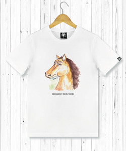 厭世生肖 馬 男T恤