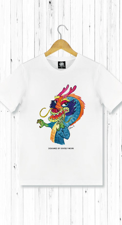 厭世生肖 龍 男T恤 厭世生肖 龍 男T恤