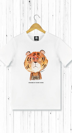 厭世生肖 虎 男T恤 厭世生肖 虎 男T恤