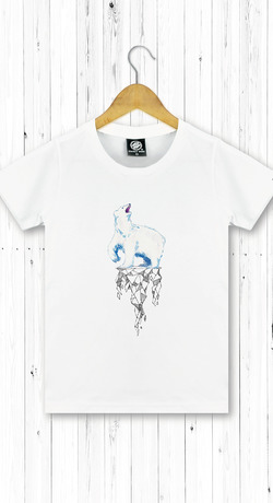 冰山北極熊 女T恤 冰山北極熊 女T恤