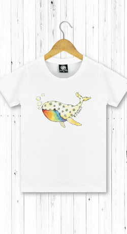 彩虹鯨 女T恤 彩虹鯨 女T恤