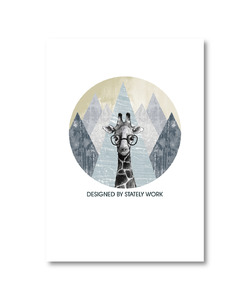 長頸鹿博士 明信片