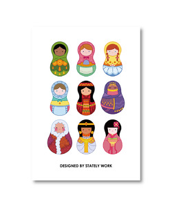 俄羅斯娃娃 明信片