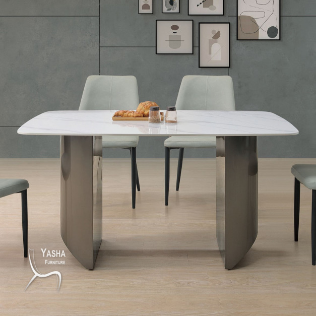 B472-03 威爾4.7尺岩板餐桌(628) B472-03 威爾4.7尺岩板餐桌(628)