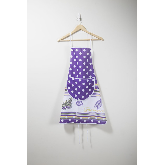 法國Couleur Montagne波卡圓點廚房圍裙 (紫) 法國Couleur Montagne波卡圓點廚房圍裙 (紫)
