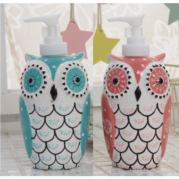 英國Sass & Belle 立體貓頭鷹陶瓷瓶 (洗手乳/沐浴乳使用) 英國Sass & Belle 立體貓頭鷹陶瓷瓶 (洗手乳/沐浴乳使用)
