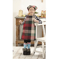兒童連帽圍裙(110-130cm)--紅格紋 兒童連帽圍裙(110-130cm)--紅格紋