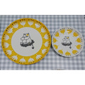 芬蘭Moomins嚕嚕米童趣6入陶瓷盤(日本製)_2 芬蘭Moomins嚕嚕米童趣6入陶瓷盤(日本製)_2