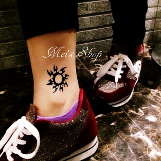 迷你紋身 太陽 迷你紋身 太陽