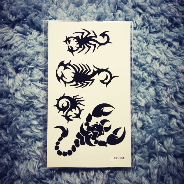 迷你紋身 蠍子 迷你紋身 蠍子