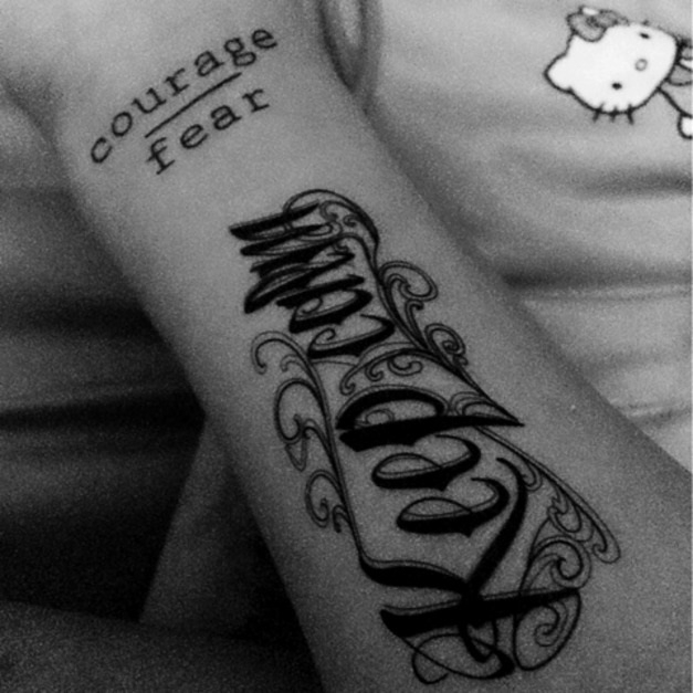 迷你紋身 Keep calm 迷你紋身 Keep calm