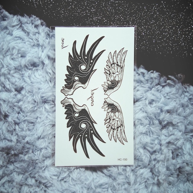 迷你紋身 天使之翼 迷你紋身 天使之翼