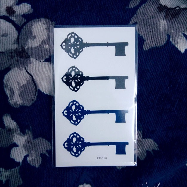 迷你紋身 鑰匙 迷你紋身 鑰匙