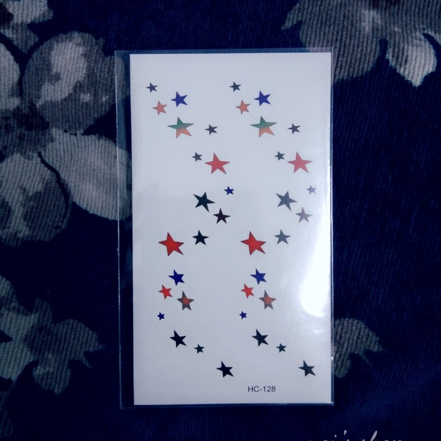 迷你紋身 滿天彩星 迷你紋身 滿天彩星