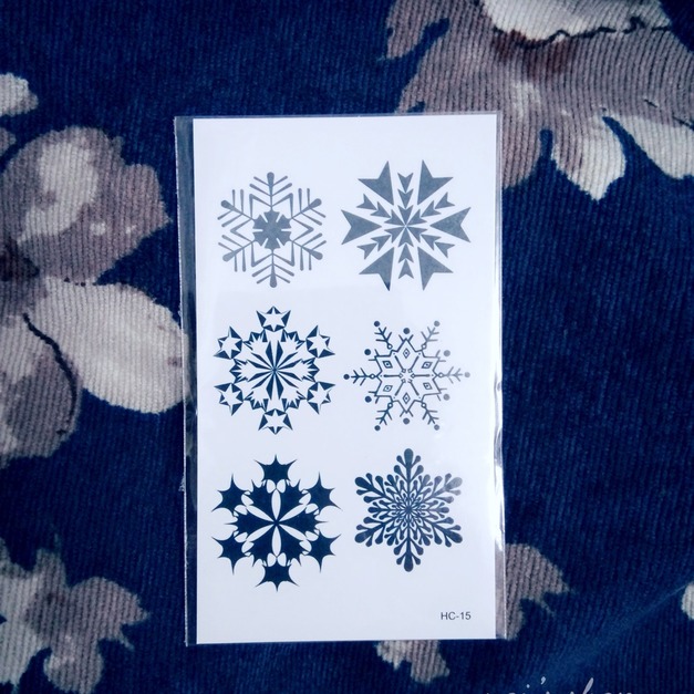 迷你紋身 雪花 迷你紋身 雪花
