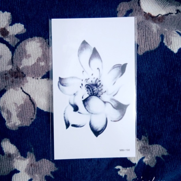 迷你紋身 灰蓮 迷你紋身 灰蓮