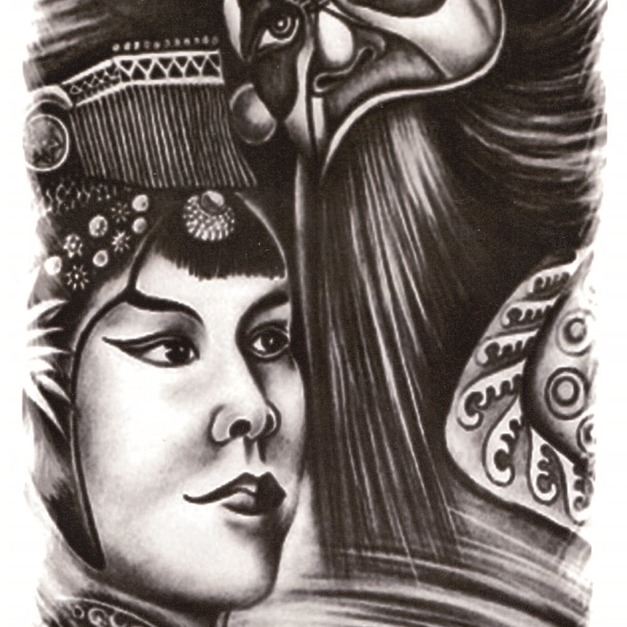 全臂紋身 霸王別姬 全臂紋身 霸王別姬