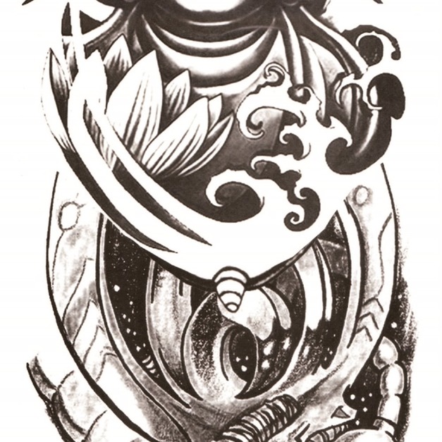 全臂紋身 佛 全臂紋身 佛