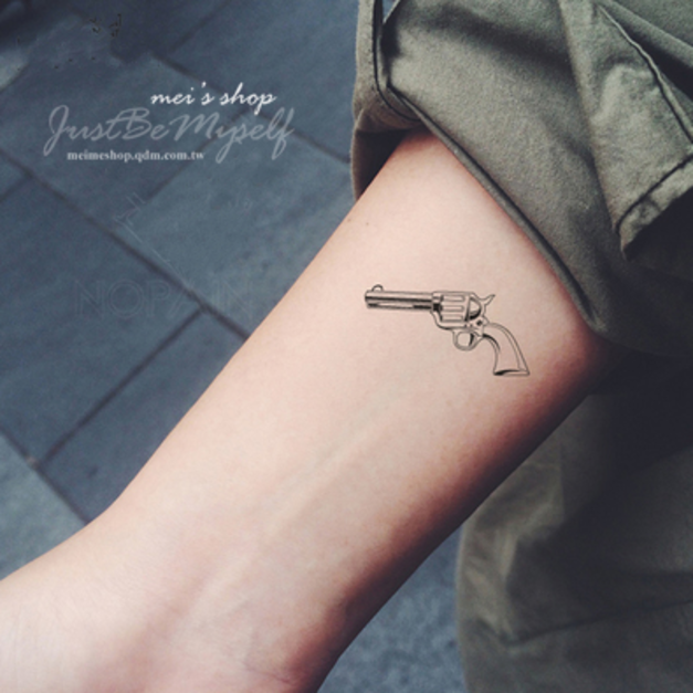 迷你紋身 手槍英文 迷你紋身 手槍英文