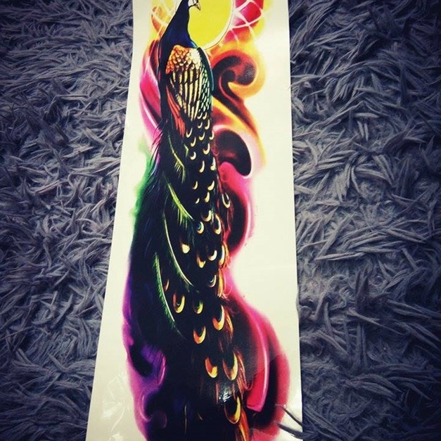 全臂紋身 彩鳳凰 全臂紋身 彩鳳凰