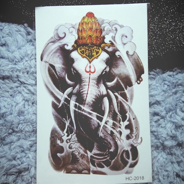 迷你紋身 泰國象神 迷你紋身 泰國象神