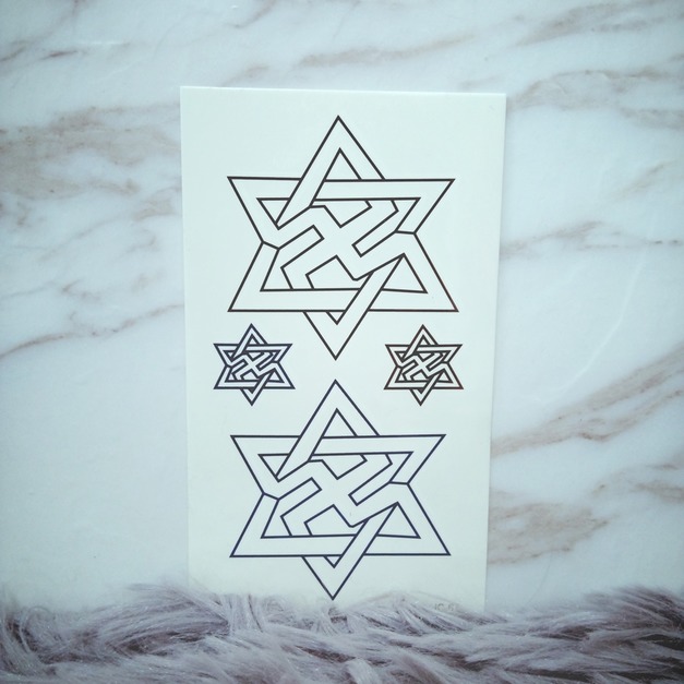 迷你紋身 錯綜之星 迷你紋身 錯綜之星