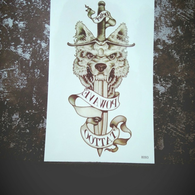 限量新款大圖刺青紋身 劍狼 限量新款大圖刺青紋身 劍狼