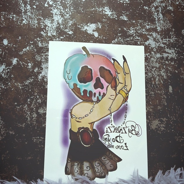 限量新款大圖刺青紋身 毒蘋果 限量新款大圖刺青紋身 毒蘋果