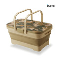 日本製 ISETO 伊勢藤 MILARGO 二合一 野餐提籃野餐桌15L 多功能 露營 野餐 野餐桌 收納籃 迷彩_9 日本製 ISETO 伊勢藤 MILARGO 二合一 野餐提籃野餐桌15L 多功能 露營 野餐 野餐桌 收納籃 迷彩_9
