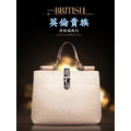 歐美時尚編織紋潮包單肩側背包手提包女包(深藍、玫紅、黑、米色4色可選) 歐美時尚編織紋潮包單肩側背包手提包女包(深藍、玫紅、黑、米色4色可選)