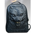3D立體浮雕狼頭圖騰潮酷雙肩後背包(3色可選:霸氣黑、高貴銀、土豪金)_2 3D立體浮雕狼頭圖騰潮酷雙肩後背包(3色可選:霸氣黑、高貴銀、土豪金)_2