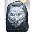 3D立體浮雕狼頭圖騰潮酷雙肩後背包(3色可選:霸氣黑、高貴銀、土豪金)_1 3D立體浮雕狼頭圖騰潮酷雙肩後背包(3色可選:霸氣黑、高貴銀、土豪金)_1