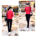 韓版時尚長袖休閒服運動服套裝兩件套(白黑紅3色可選)_3 韓版時尚長袖休閒服運動服套裝兩件套(白黑紅3色可選)_3