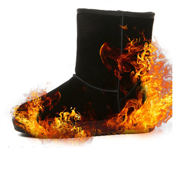 澳洲XDX加絨加厚牛皮保暖防滑防水長筒靴雪靴161201010